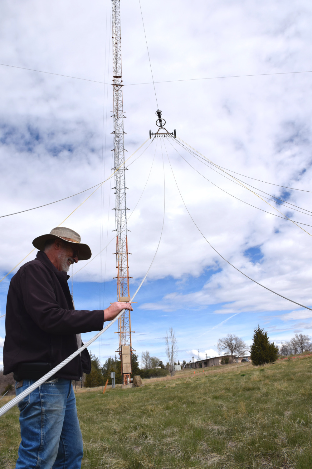 Matt Deutch with bridle assembly